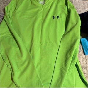 Under Armour Bright Green ColdGear Top